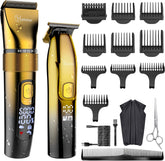 Hatteker™ Gold Edition Pro Grooming Kit Blade Trimmer Set