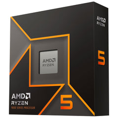 AMD Ryzen 5 9600X Processor 5.4GHz 6-Core 12-Thread 38MB Game Cache 4NM TDP 65W Socket AM5 Gaming CPU Zen 5 Integrated Graphics