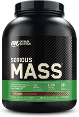 Optimum Nutrition Serious Mass, Weight Gainer Protein Powder, Mass Gainer, Vitamin C and Zinc for Immune Support, Creatine, Chocolate