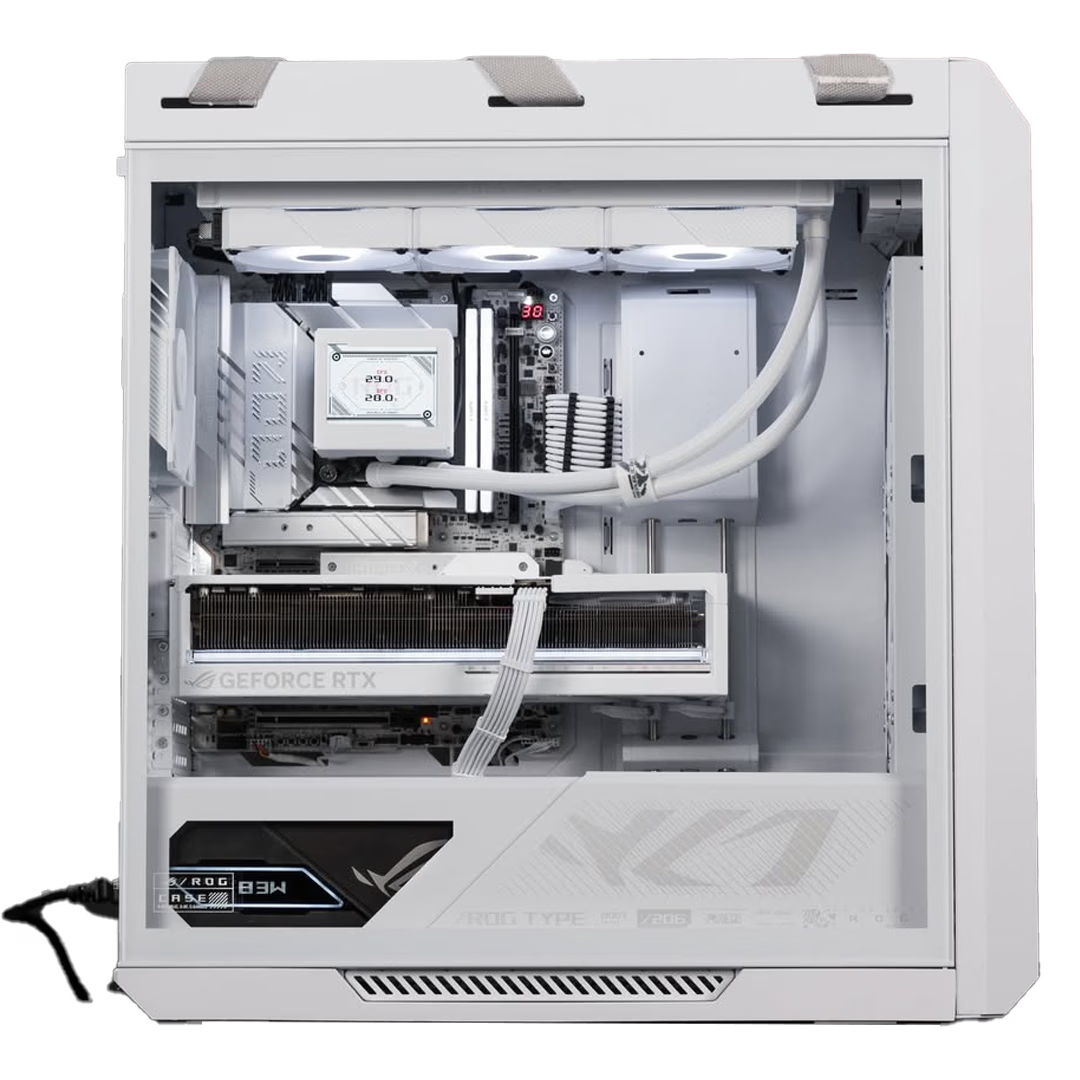 Ultimate ROG Gaming PC (White Edition), Ryzen 7 9800X3D