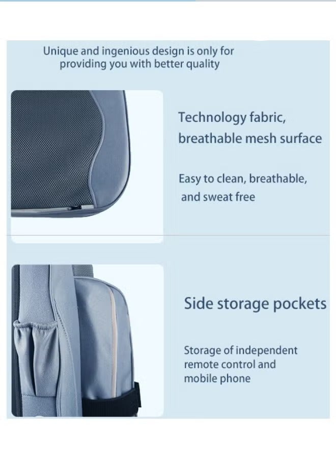 Premium Full-Body Shiatsu Massage Chair Pad with Heat Neck & Back